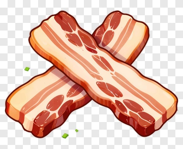 Crispy Bacon Slices PNG