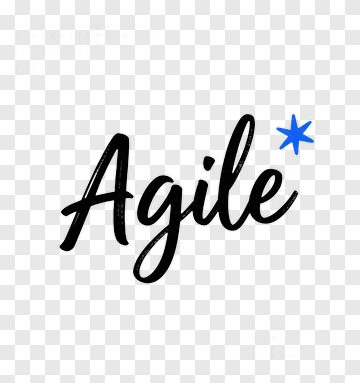Agile With Blue Star PNG