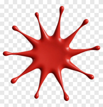 Red Splat PNG