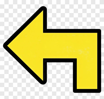 Yellow Left Arrow PNG