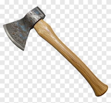 Ax With Wooden Handle PNG