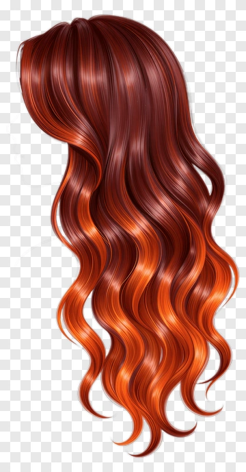 Long Wavy Hair PNG