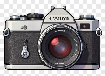 Canon Camera Illustration PNG