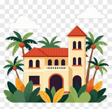 Cozy Tropical Villa PNG