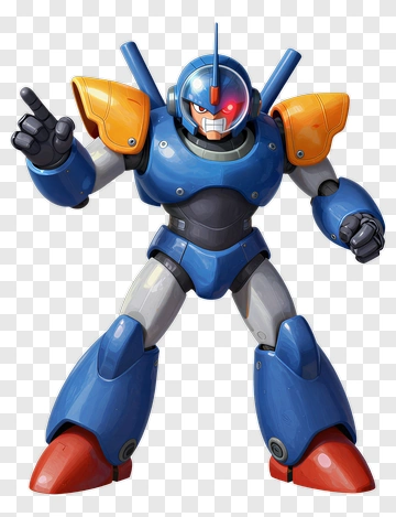 Anime Robot Character PNG