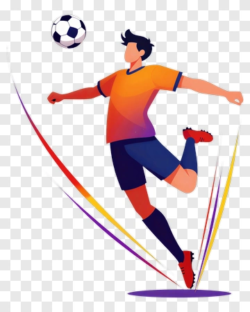 Soccer Player In Action PNG