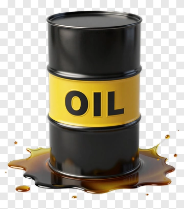 Oil Barrel With Spill PNG