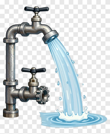 Running Water From Faucet PNG