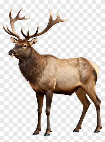 Elk Standing PNG