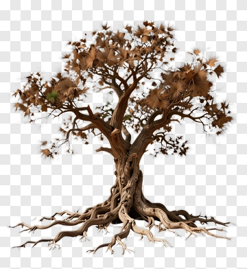 Resilient Tree In Desert PNG