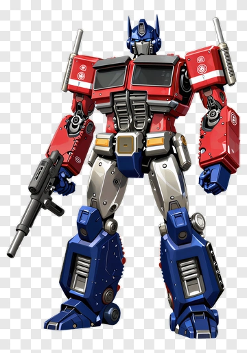 Optimus Prime Standing Pose PNG