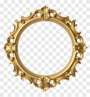 Gold Ornate Frame PNG
