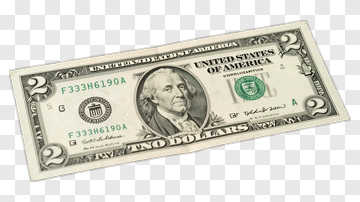 United States Two Dollar Bill PNG
