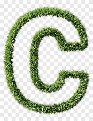 Grass Letter G PNG