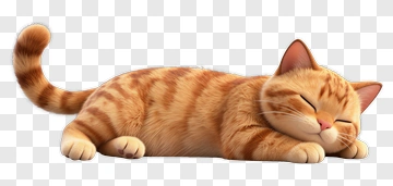 Sleeping Cat PNG