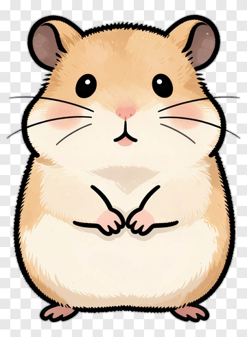 Cute Hamster PNG