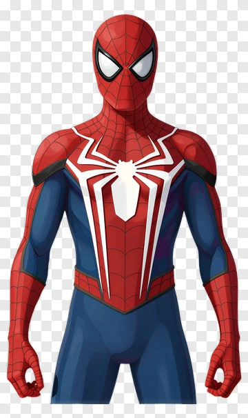 Spider-Man In Red And Blue Suit PNG