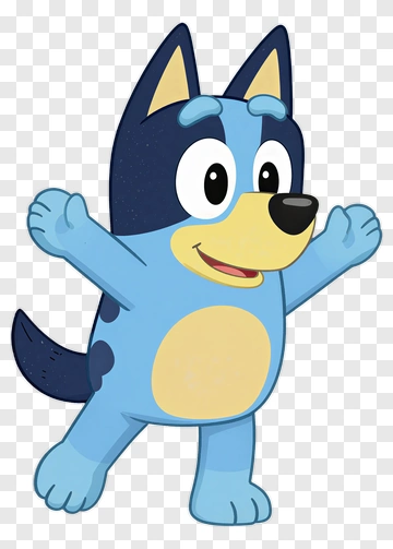 Bluey Cartoon Character PNG