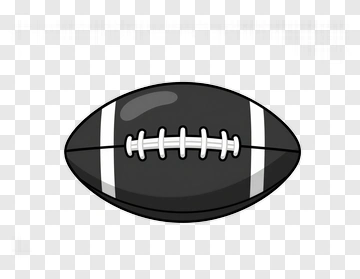 Black And White Football PNG