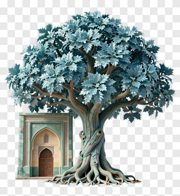 Tree And Building PNG