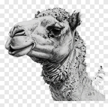 Camel Portrait PNG
