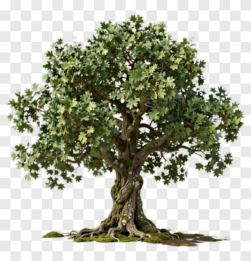 Oak Tree With Lush Foliage PNG