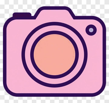 Pink Camera Icon PNG