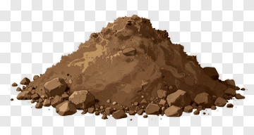 Pile Of Soil And Rock PNG