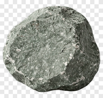 Green And White Rock PNG