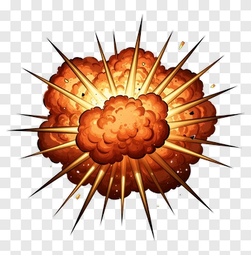 Cartoon Explosion PNG