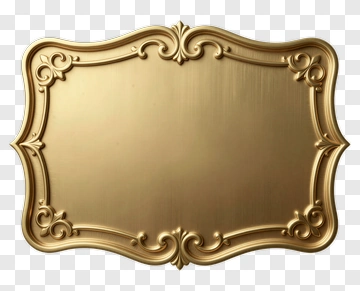 Gold Ornate Frame PNG