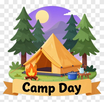 Camp Day Adventure PNG