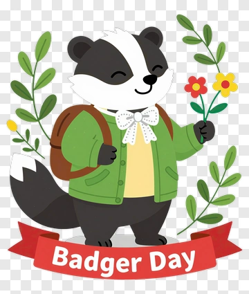 Badger Day Celebration PNG