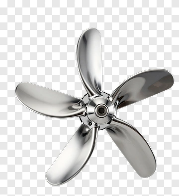 Shiny Metallic Propeller PNG