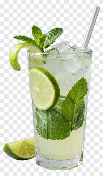 Refreshing Lime Mint Drink PNG