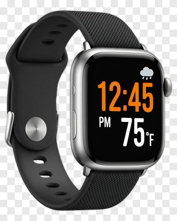 Smartwatch With Digital Display PNG