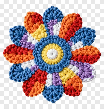 Crochet Flower PNG
