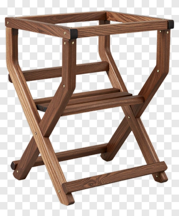 Wooden Folding Stand PNG