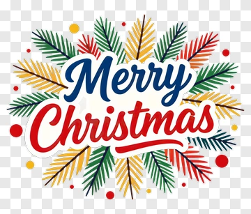 Merry Christmas Holiday Greeting PNG