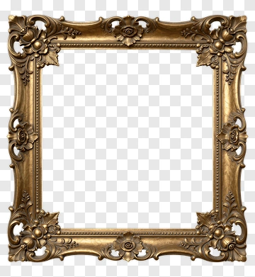 Ornate Gold Frame PNG