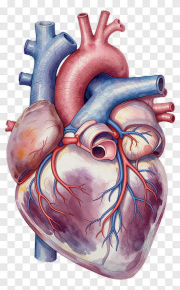 Human Heart Anatomy Illustration PNG