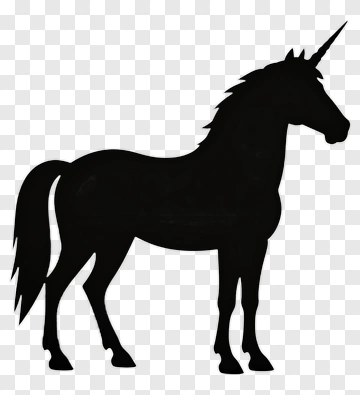 Unicorn Silhouette PNG