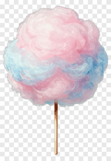 Pink And Blue Cotton Candy PNG