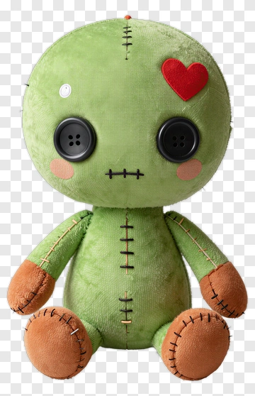 Cute Voodoo Doll With Red Heart PNG