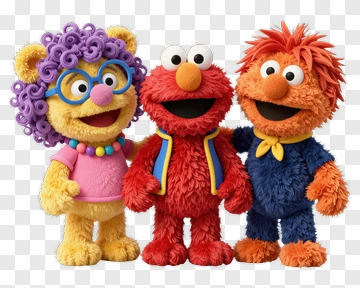 Elmo Abby Cadabby And Bert PNG