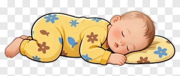 Baby Sleeping In Pajamas PNG