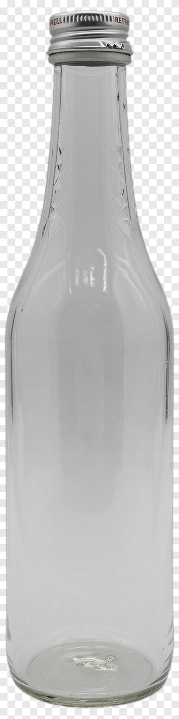 Glass Bottle With Metal Cap PNG