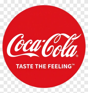 Coca-Cola Logo With Red Circle And White Script PNG
