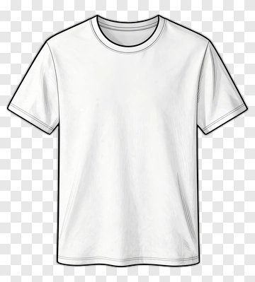 White T-shirt PNG