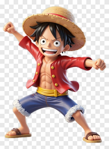 Luffy In Action Pose PNG